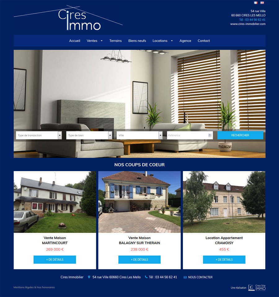 Cr Ation Site Immobilier Creer Sites Agence Immobiliere